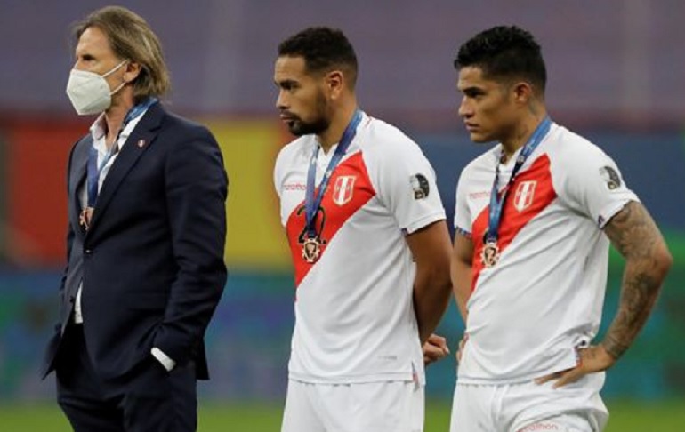 Ricardo Gareca tras la derrota contra Colombia por el tercer puesto de la Copa América 2021: "Me voy muy conforme"