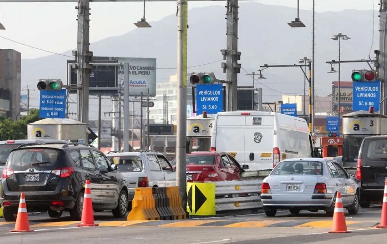 Portada: Lima Expresa eleva a S/ 5.90 el peaje de Vía Evitamiento y Vía Expresa Línea Amarilla