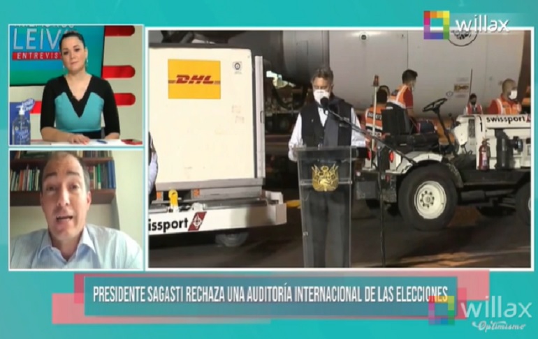 Portada: Víctor González, vicepresidente del partido español Vox: No se merecen los peruanos que salga un presidente de esta manera