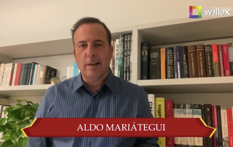 Portada: Aldo Mariátegui: "Estoy seguro de que todo lo están manejando los cubanos a través de Héctor Béjar"