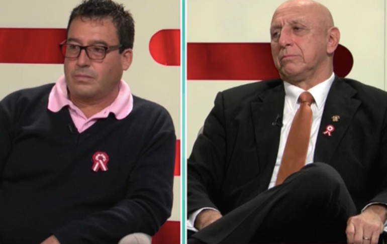 Portada: Congresistas José Cueto y Edwin Martínez creen que Pedro Castillo renunciará a su propuesta de cambiar la Constitución