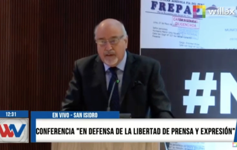 Portada: Luis Lamas Puccio: "Se está intentando criminalizar la libertad de expresión y de prensa"