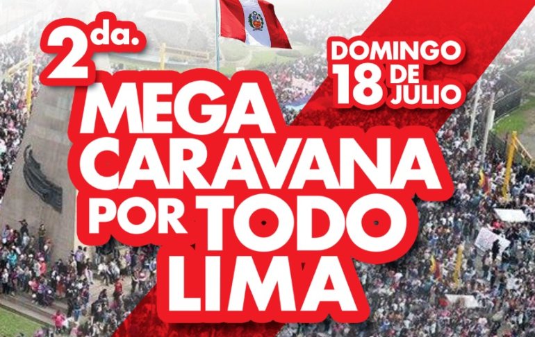 Respeta Mi Voto: Inició la segunda mega caravana por todo Lima