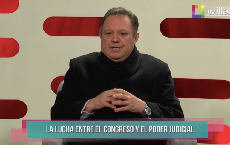Carlos Mesía: "Los del Frepap se han sentido presionados por temor a ir presos"