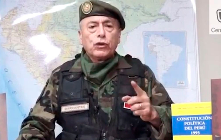 Wilson Barrantes ya no encabezará transferencia en el sector Defensa