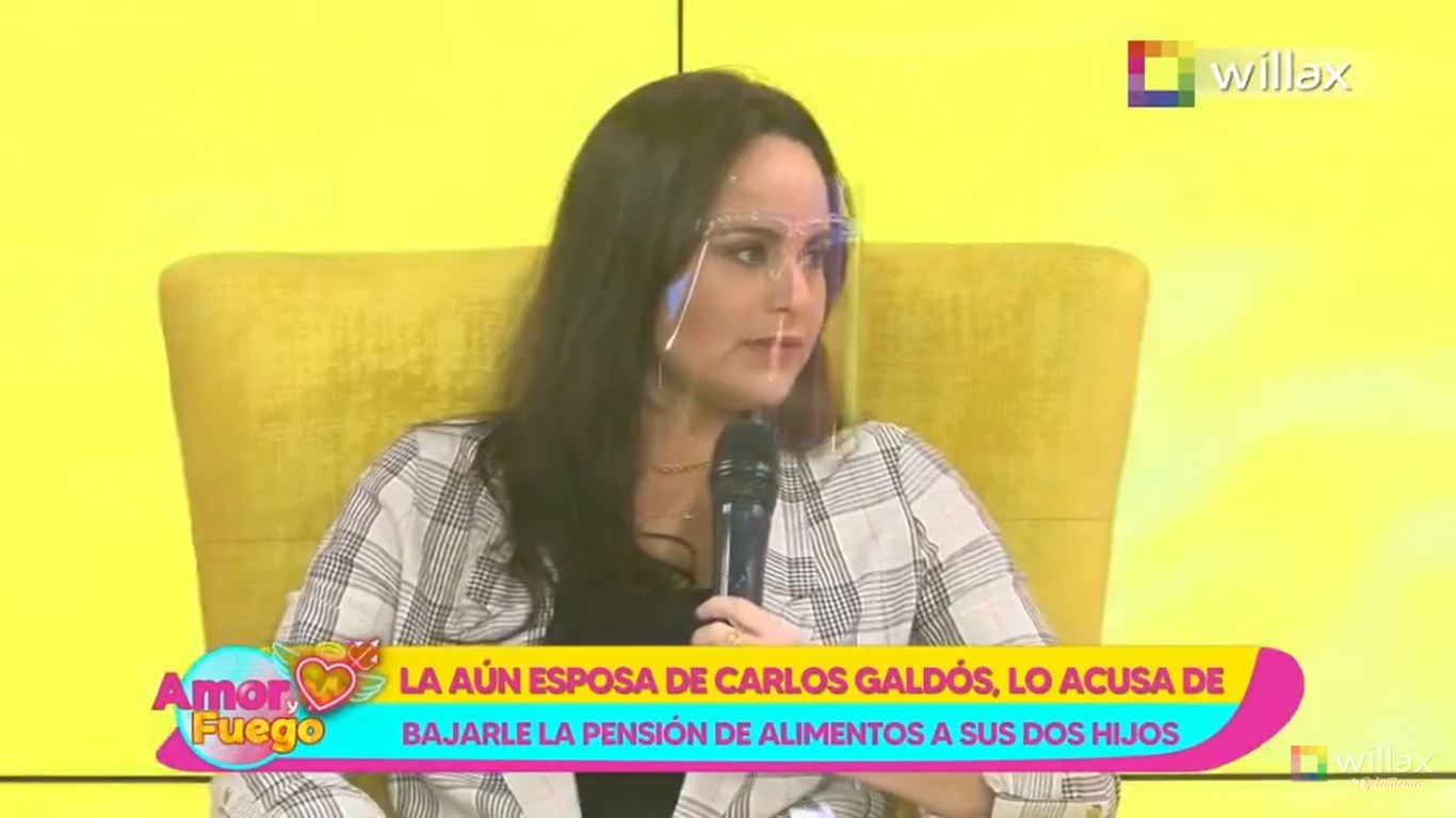 Amor y Fuego: La aún esposa de Carlos Galdós lo acusa de bajarle la pensión de alimentos a sus dos hijos