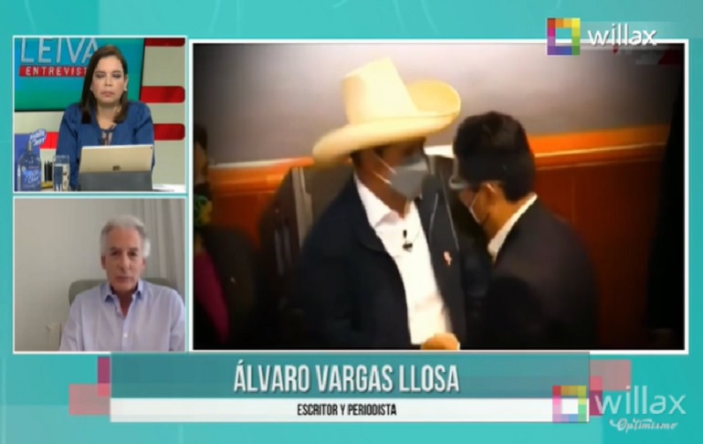 Portada: Álvaro Vargas Llosa: Pedro Castillo no es una inocente víctima de Vladimir Cerrón