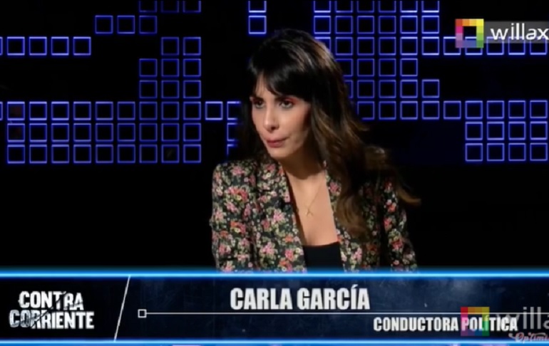 Carla García: María del Carmen Alva tiene que aprender un poquito más de política y gestos
