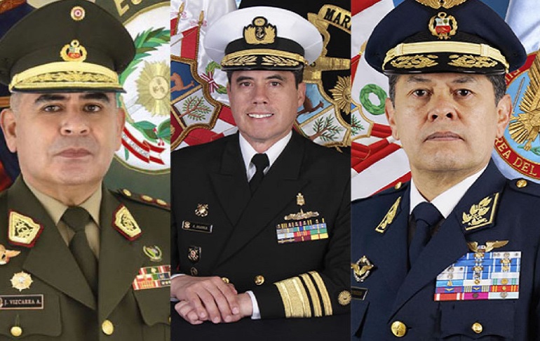 Nombran a comandantes generales del Ejército, Marina y Fuerza Aérea