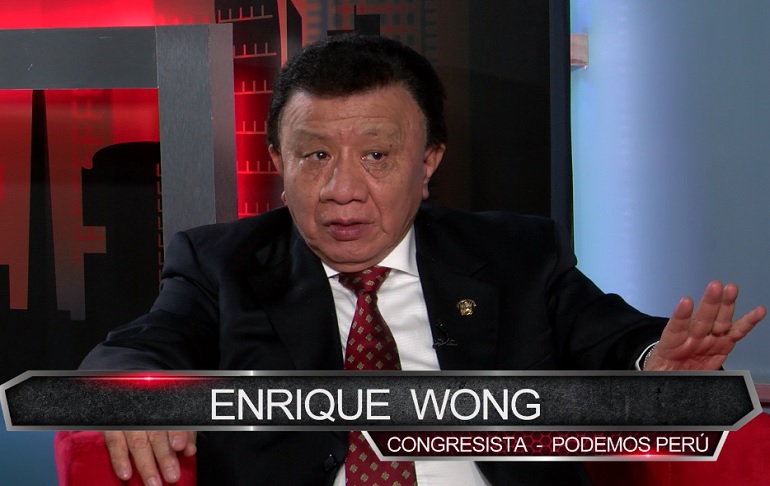 Enrique Wong: Nosotros la próxima semana podríamos interpelar a los ministros