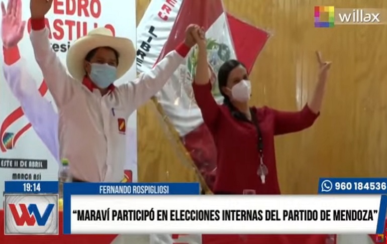 Íber MaravÍ participó en elecciones internas del partido de Verónika Mendoza