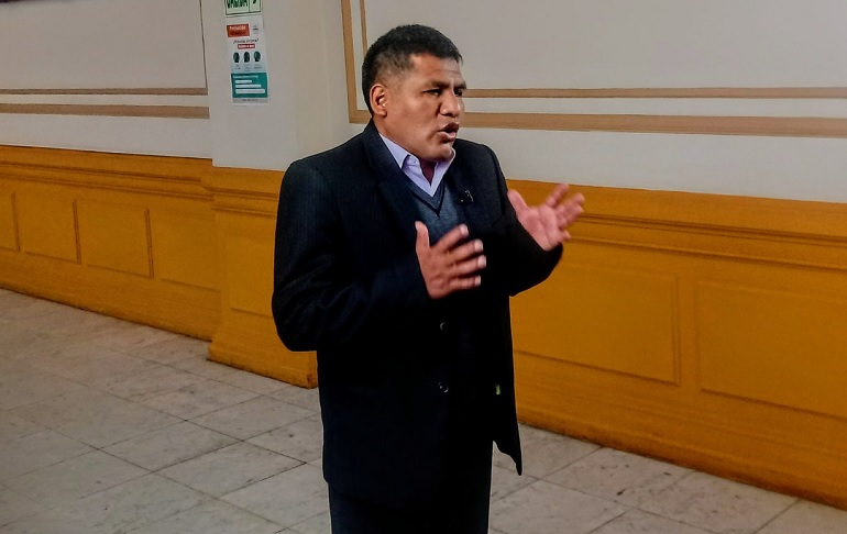 Jaime Quito, congresista de Perú Libre: "Óscar Maúrtua no da la garantía de una política exterior soberana"