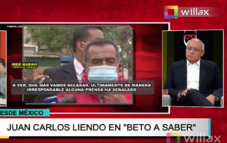 Juan Carlos Liendo: "Hoy tenemos la proyección de Sendero Luminoso en el poder"