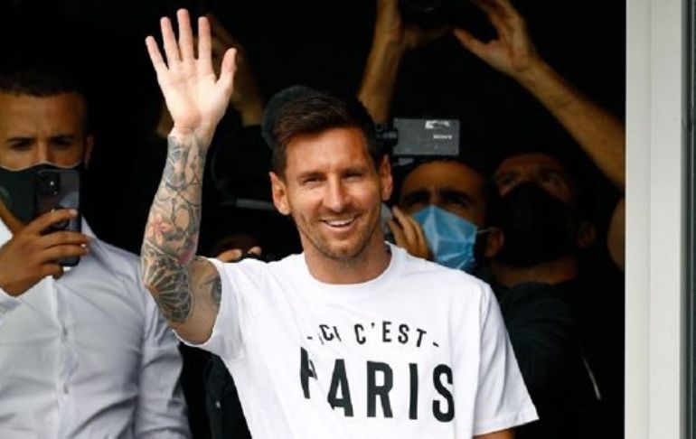 Lionel Messi llega a Francia para cerrar su fichaje por PSG