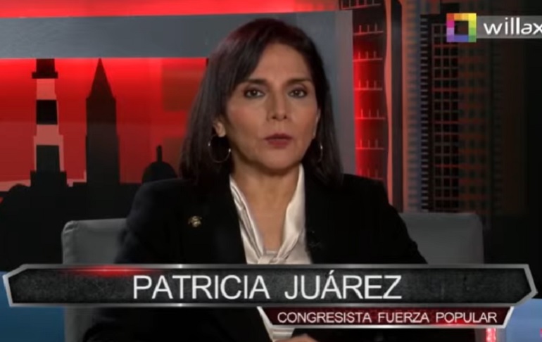 Patricia Juárez sobre Guido Bellido: "Ha hecho su show de hablar en quechua y chacchar su coca"