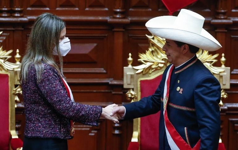 Pedro Castillo acude esta mañana al Congreso para reunirse con la Mesa Directiva