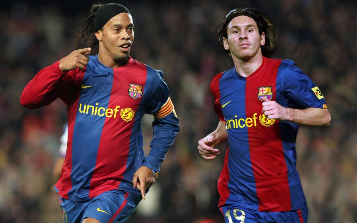 Portada: Ronaldinho tras la llegada de Messi al PSG: "Huelo a Champions"