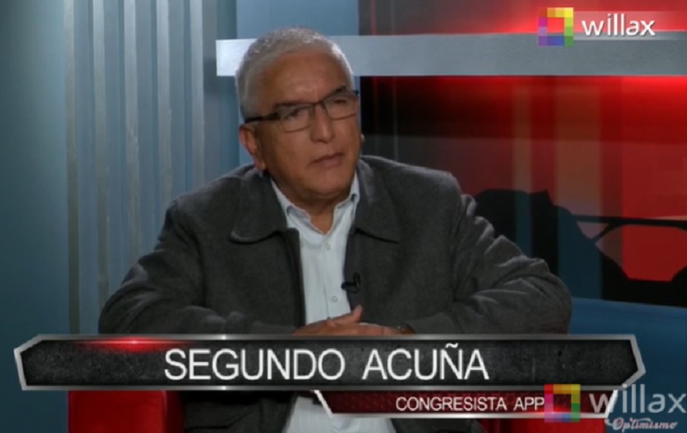 Segundo Héctor Acuña, congresista de APP: "Un presidente debe debatir en todo terreno, no necesariamente tienes que ir a la selva"