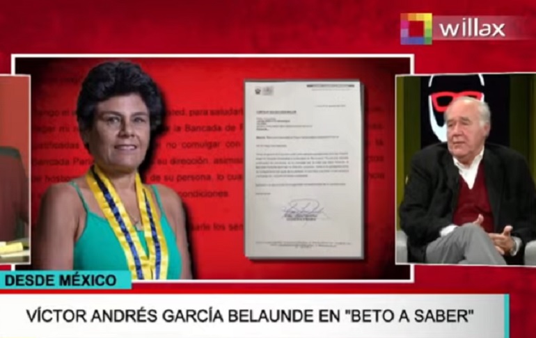 Portada: Víctor Andrés García Belaúnde: Jorge Montoya ha demostrado que a su edad no puede empezar a aprender de política