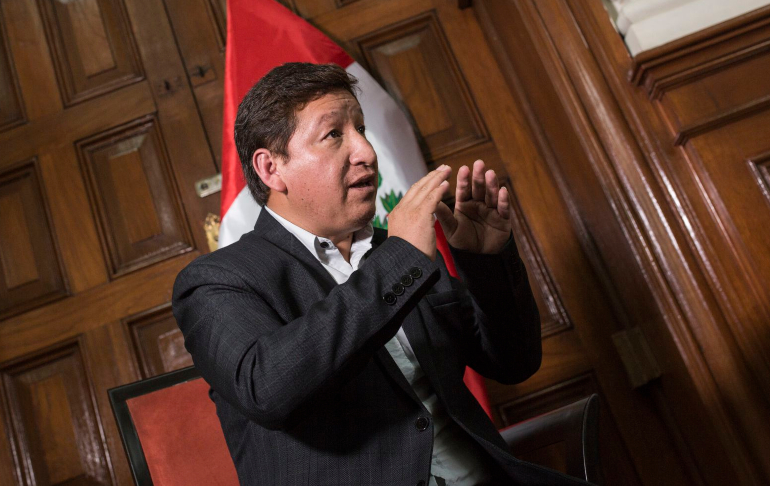 Guido Bellido: "Hay que persuadir a la mayoría de peruanos para cambiar la Constitución"