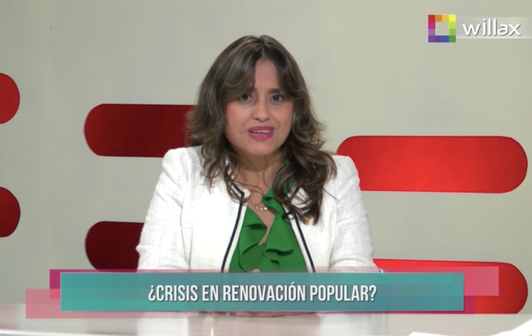 Portada: Jessica Córdova dice que podría volver a Renovación Popular si Jorge Montoya deja de ser vocero