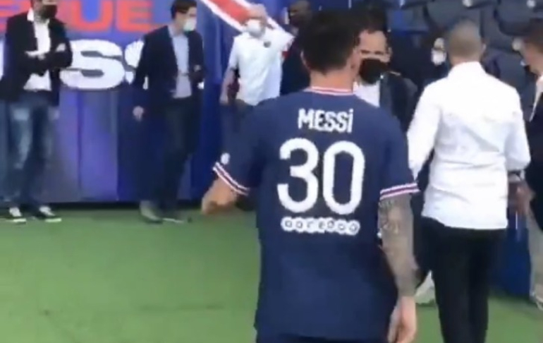 Lionel Messi jugará con el número 30 en el PSG (FOTOS Y VIDEOS)