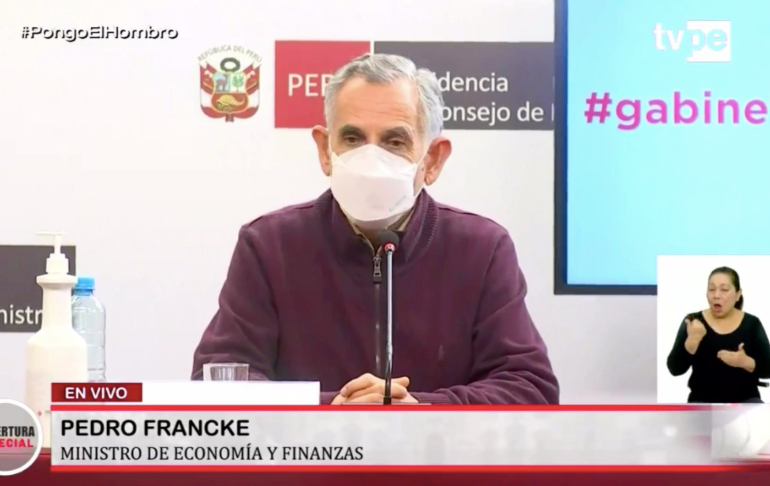 Portada: Pedro Francke: "Vamos a restablecer la regla fiscal"