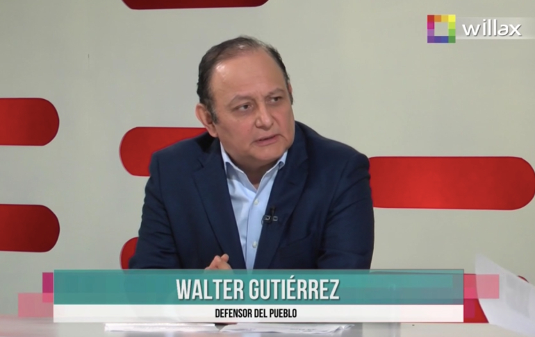 Walter Gutiérrez: "Aquellos que son condescendientes con el terrorismo no pueden formar parte del Gabinete"