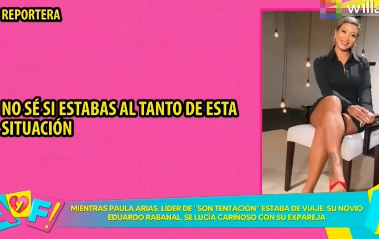 Amor y Fuego: La reacción de Paula Arias al enterarse del ampay de su novio Eduardo Rabanal con la madre de su hijo