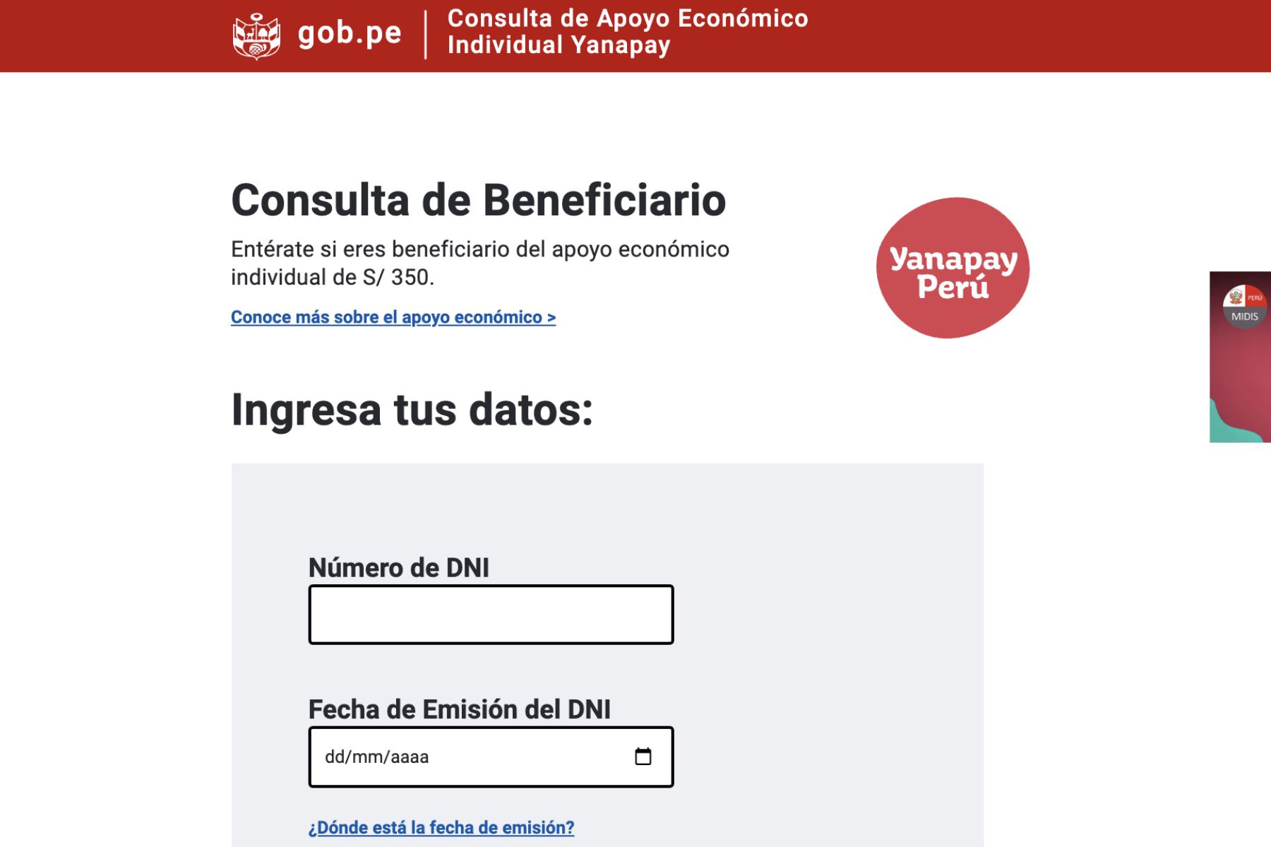 Portada: Bono Yanapay Perú: Consulta en este link si eres beneficiario del subsidio