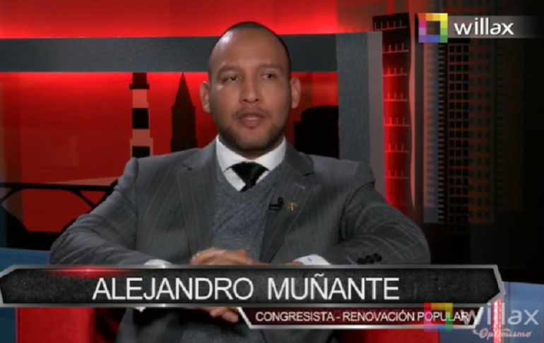 Alejandro Muñante sobre Guido Bellido: "Así como no le dimos la confianza, también vamos a promover su censura"