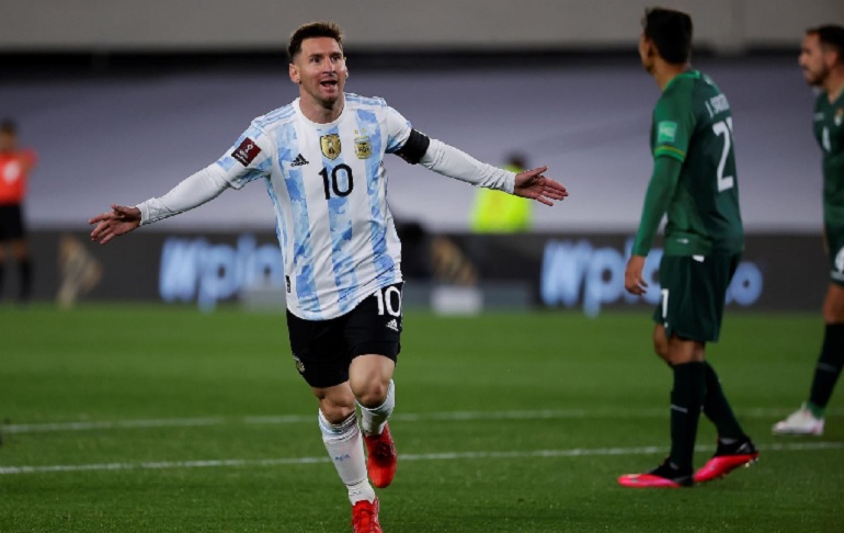 Portada: Qatar 2022: Argentina derrotó 3-0 a Bolivia con hat-trick de Lionel Messi