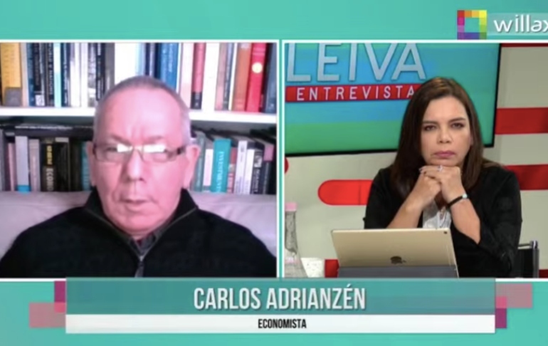 Portada: Carlos Adrianzén: "El Perú está en un severo problema financiero"