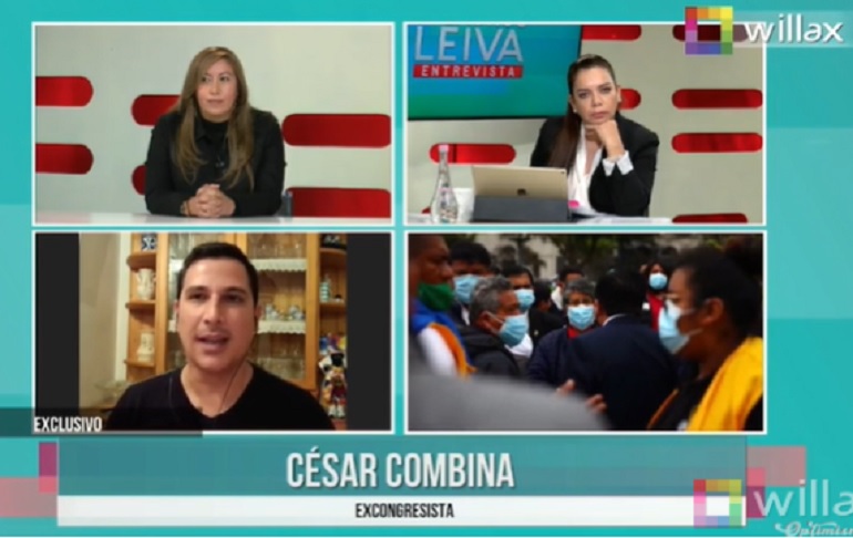 César Combina: Bertha Rojas tiene que explicar cómo uno puede financiar una organización política con un sueldo de profesor