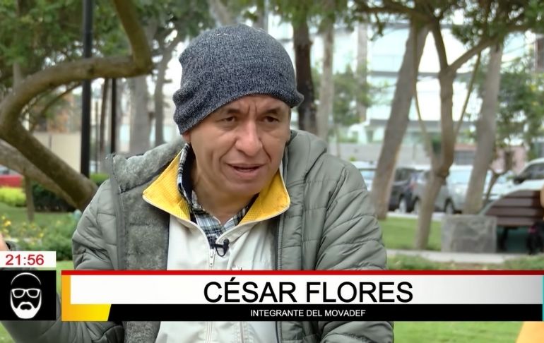 César Flores, integrante del Movadef: "Pedro Castillo es un aliado del Movadef y Sendero Luminoso" | VIDEO