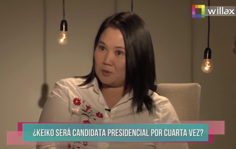 Keiko Fujimori: "No está dentro de mis planes volver a ser candidata presidencial"
