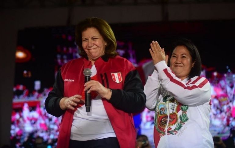Portada: Fujimori sobre Lourdes Flores: “Me encantaría que sea candidata a la alcaldía de Fuerza Popular”