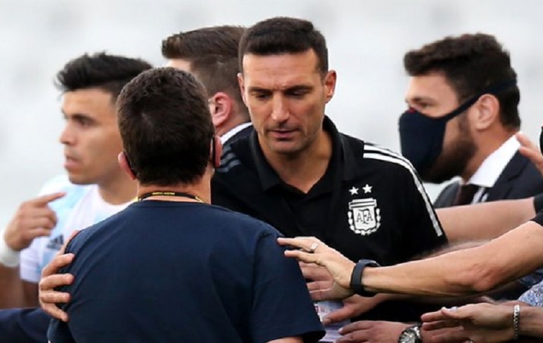 Portada: Lionel Scaloni sobre el partido suspendido: "En ningún momento se nos notificó que no podían jugar el partido"