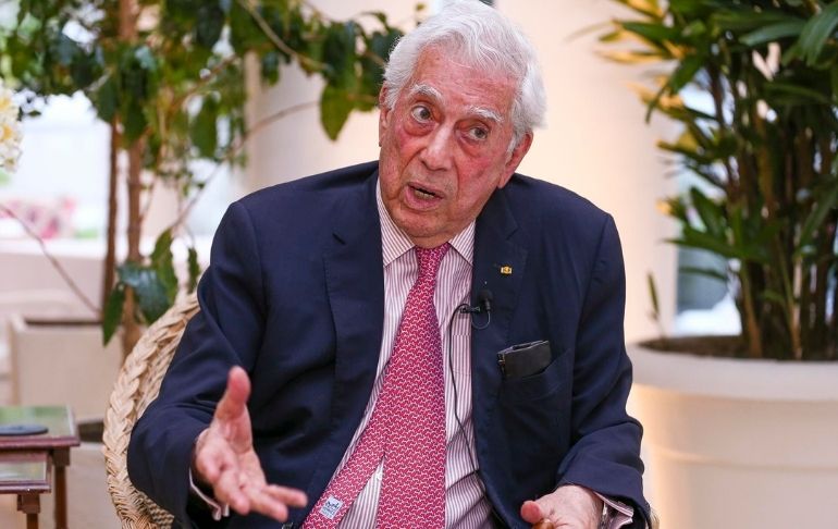 Mario Vargas Llosa: "Si Pedro castillo quiere acabar con la minería, acabará con el país"