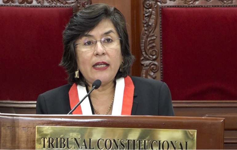 Marianella Ledesma: Esperemos que el Congreso elija a los nuevos miembros del TC lo más pronto posible