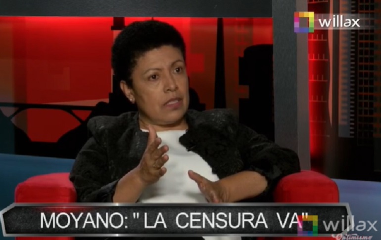 Portada: Martha Moyano sobre Iber Maraví: "Los votos para la censura hay"