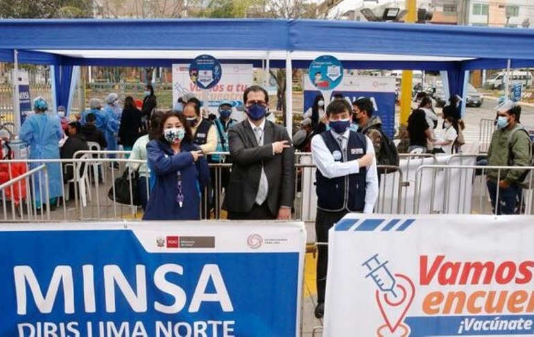 Independencia: Hasta el 15 de octubre vacunarán en la estación Naranjal del Metropolitano