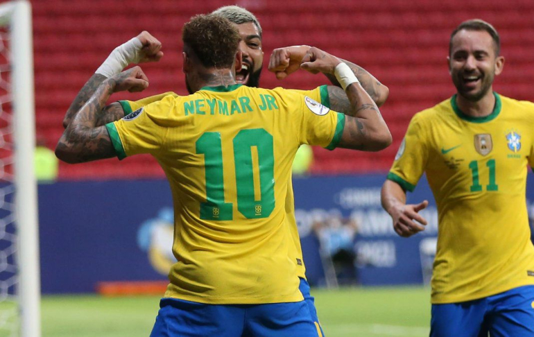 Portada: Tite anuncia alineación de Brasil con Neymar y Gabigol ante Perú