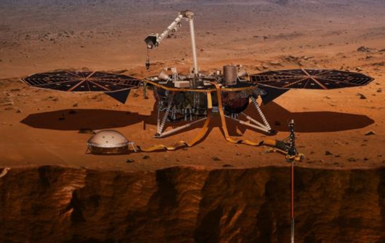 Portada: Nasa detecta sismo que duró más de una hora en Marte