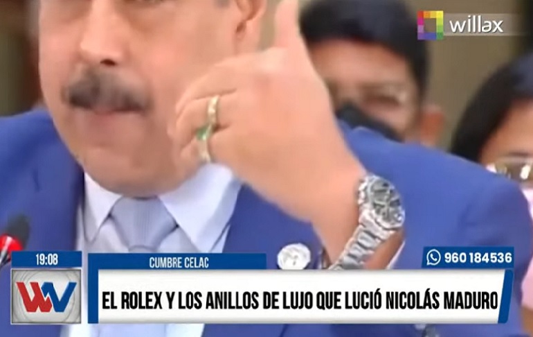 El Rolex y los anillos de lujo que lució Nicolás Maduro en la Cumbre de la Celac