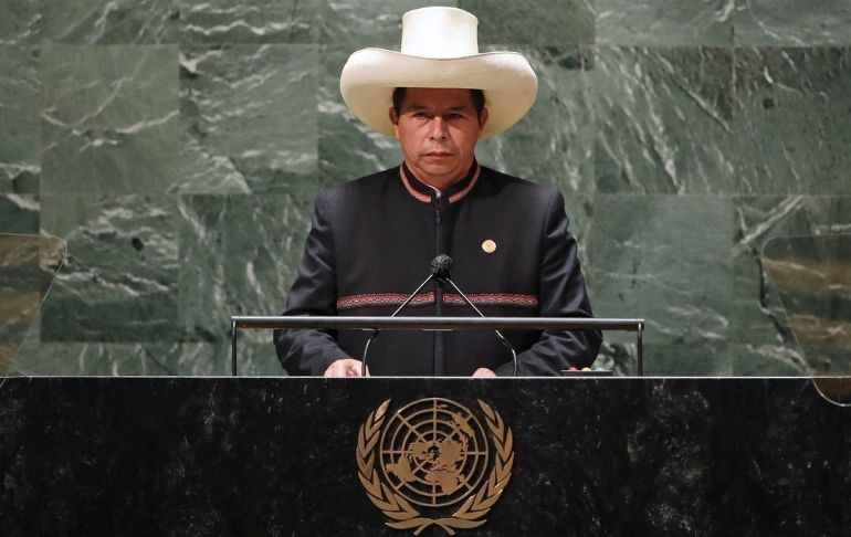 Portada: Pedro Castillo ante la ONU: "Reafirmo la vocación democrática de mi Gobierno"