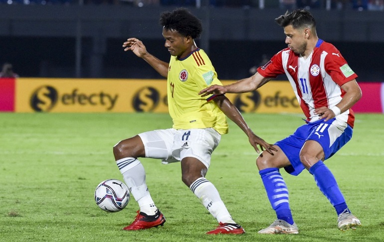 Portada: Qatar 2022: Paraguay empató 1-1 con Colombia en Asunción