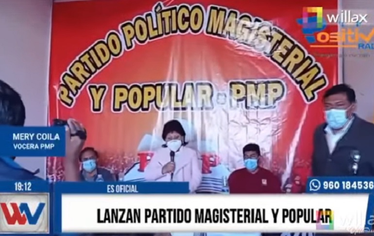 Tacna: Dirigente del Movadef lanza el Partido Magisterial Popular y espera que Pedro Castillo lo integre
