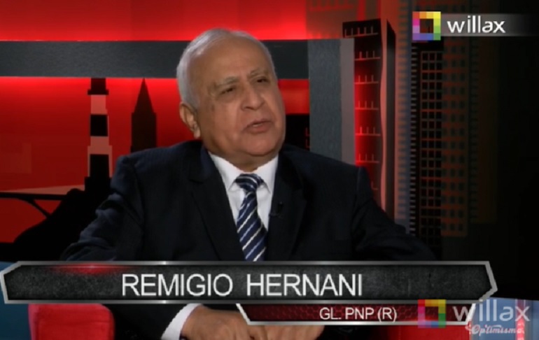 Remigio Hernani: "No se puede comprender que algunos políticos sean tan complacientes con Sendero Luminoso"