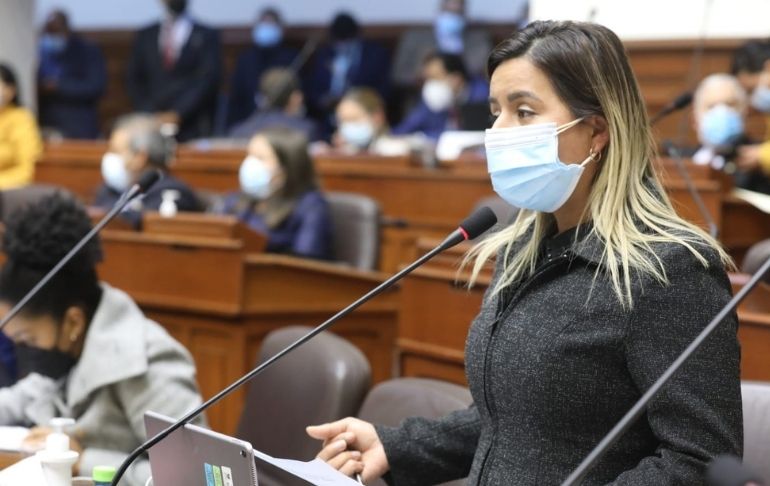 Tania Ramírez, congresista de FP: "La izquierda utiliza a las mujeres para la política"
